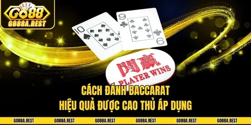 Cách đánh baccarat hiệu quả được cao thủ áp dụng
